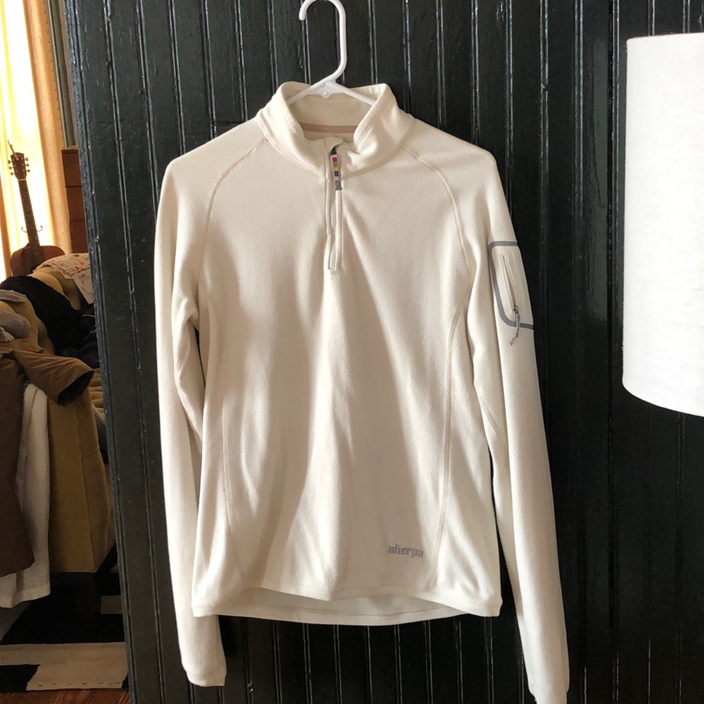 Sherpa mid weight, half zip jacket